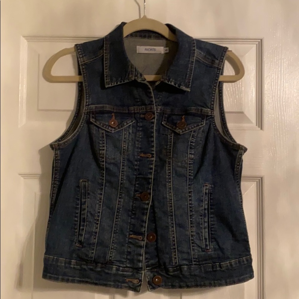 Jean jacket vest
